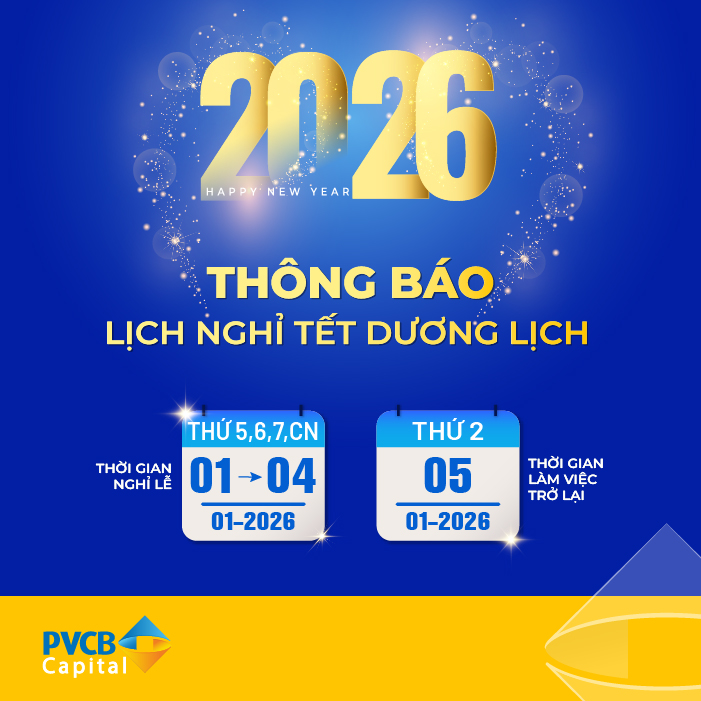 Thông báo nghỉ lễ Tết Dương Lịch năm 2026